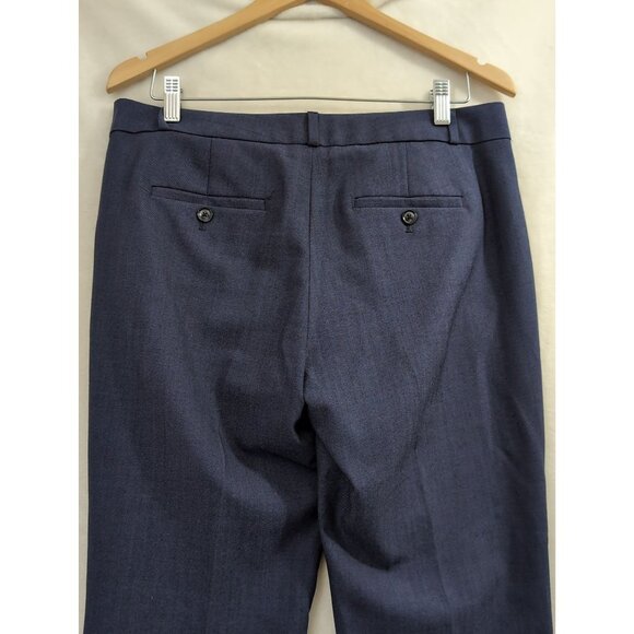 Banana Republic Avary Straight Pant Womens 8 Blue Chic Tailored Career Capsule - Picture 4 of 11